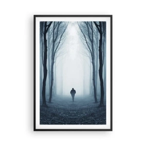 Poster în ramă neagră - Și totul este simplu și clar - 61x91 cm