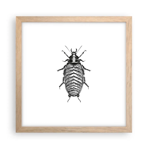 Poster în ramă de stejar deschis - Ce specimen! - 30x30 cm