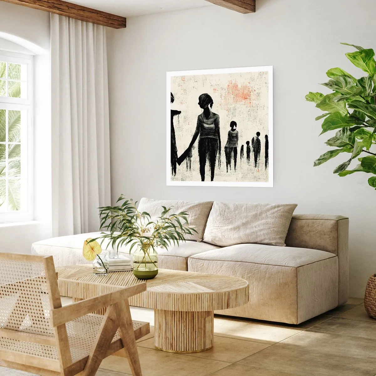 Poster - Împotriva singurătății - 30x30 cm