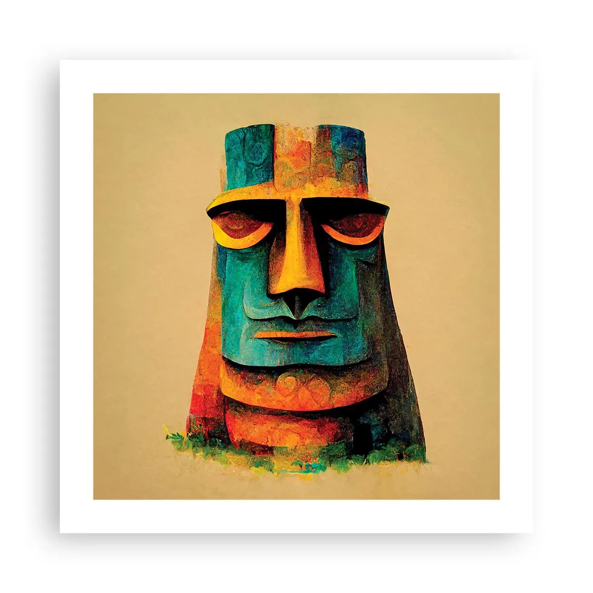 Poster - Statuie, dar simpatică - 50x50 cm