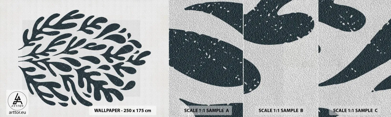 Mostră tapet Premium Sand - Formele naturii - Boho, Minimalist, Modern - 100x30 cm