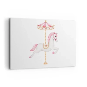 Tablou pe pânză - A pornit la cursă - 120x80 cm