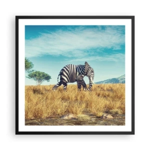 Poster în ramă neagră - Griul nu mai este la modă - 60x60 cm