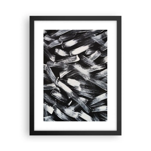 Poster în ramă neagră - Abstracție în spirit industrial - 30x40 cm