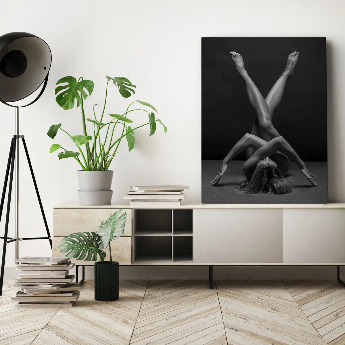 Tablou pe pânză - Geometria nudității - 50x70 cm