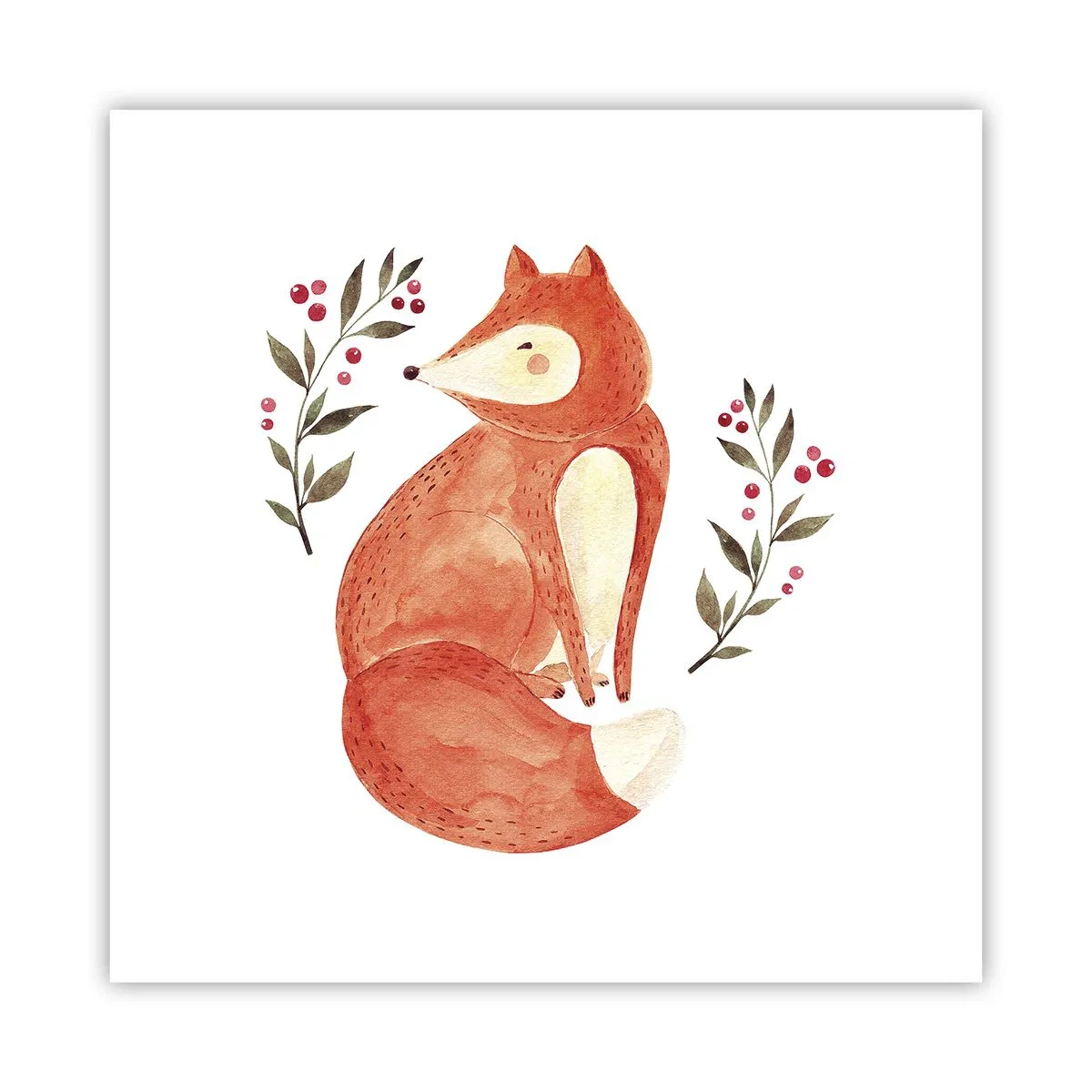 Poster - Micuțul roșcat - 40x40 cm