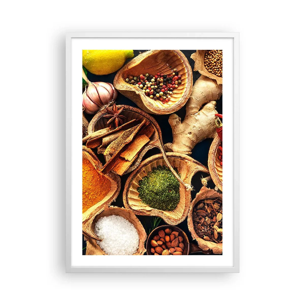 Poster în ramă albă - Ia ce vrei - 50x70 cm