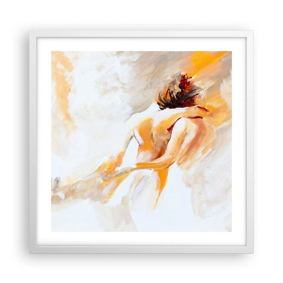 Poster în ramă albă - În cerul proximității - 50x50 cm