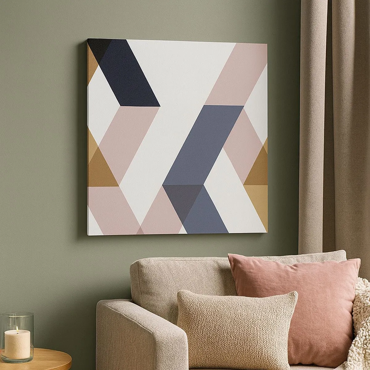 Tablou pe pânză - Planuri și unghiuri - 30x30 cm