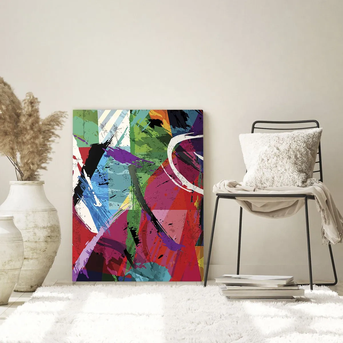 Tablou pe sticlă - Rapid, vioi și plin de viață - 50x70 cm