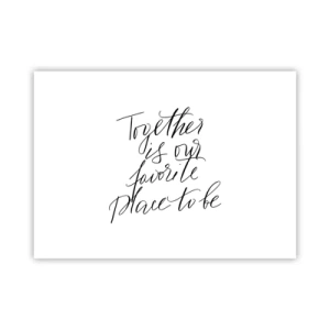 Poster - O simți și tu? - 70x50 cm