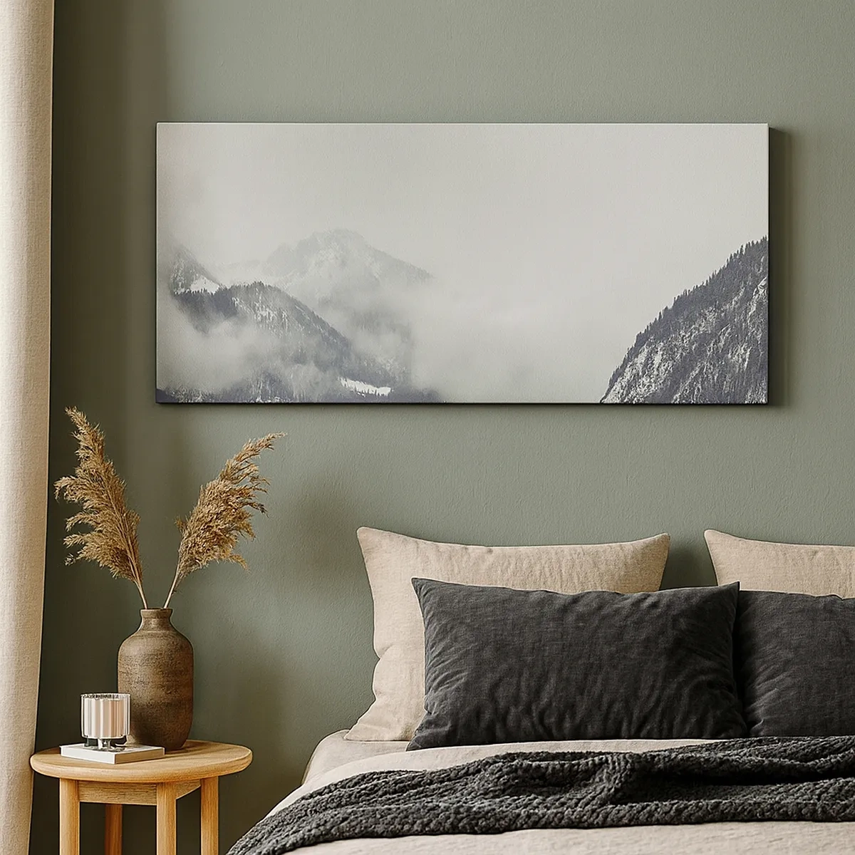 Tablou pe pânză - Valea cețoasă - 30x30 cm