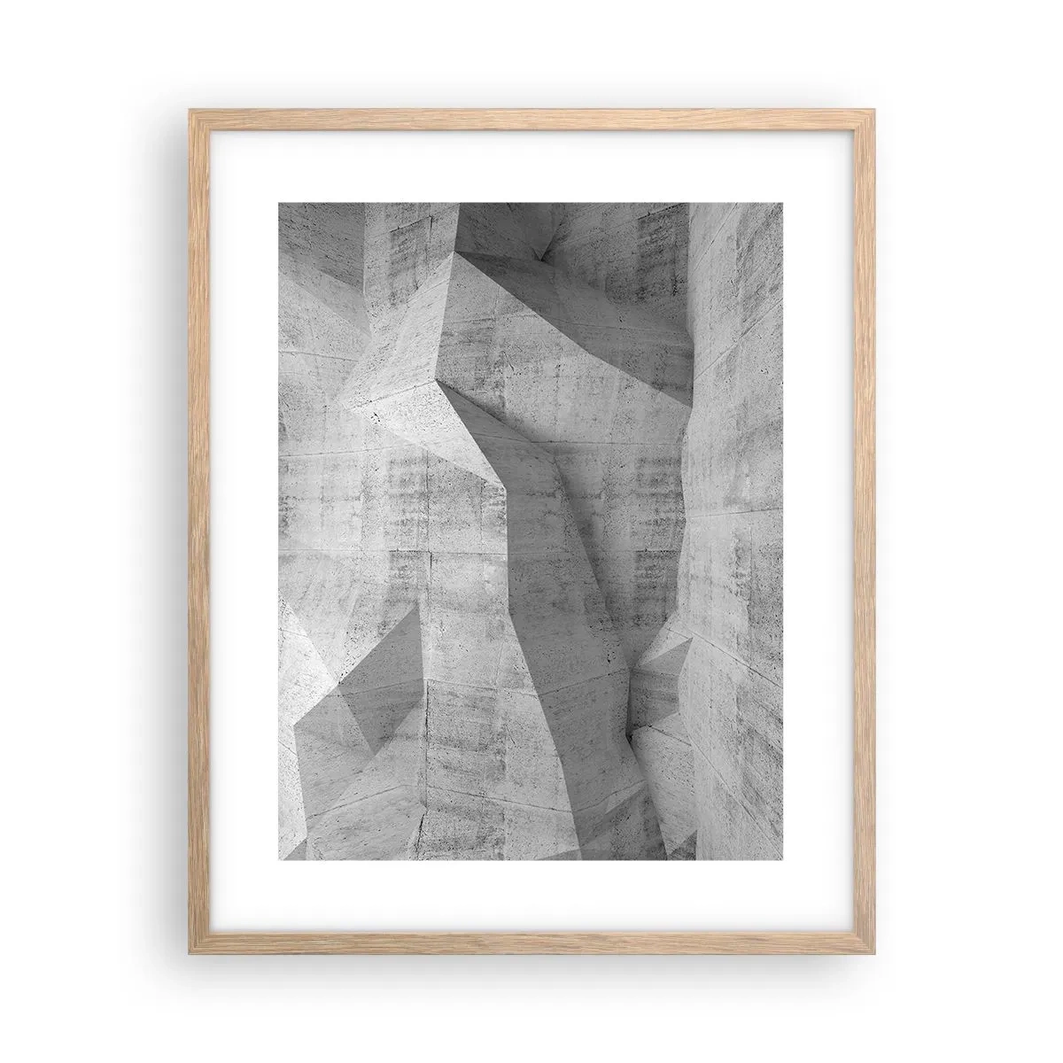 Poster în ramă de stejar deschis - O adevărată provocare - 40x50 cm