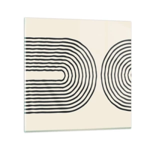 Tablou pe sticlă - În curând... - 60x60 cm