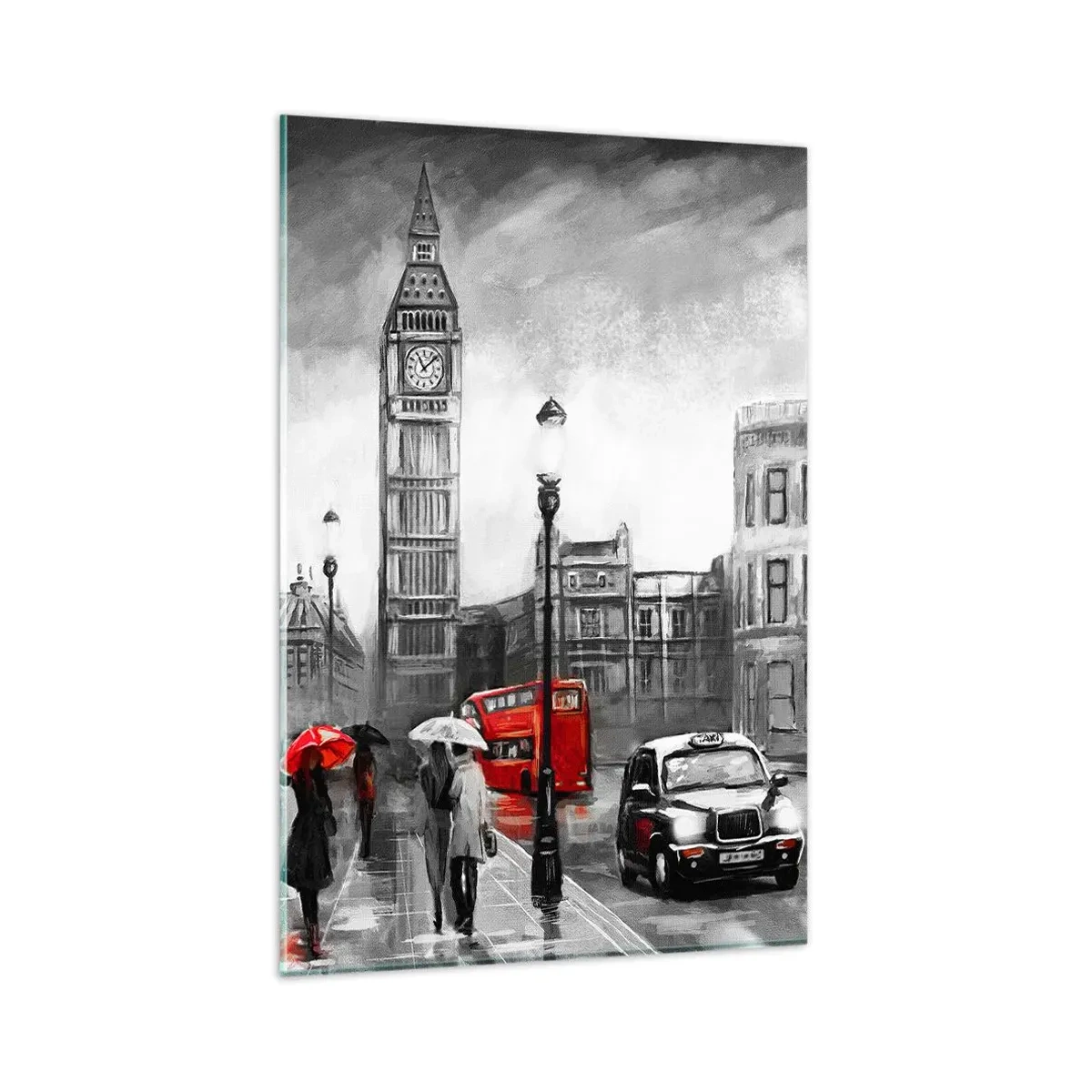 Tablou pe sticlă - Nu este deloc un oraș gri - 80x120 cm