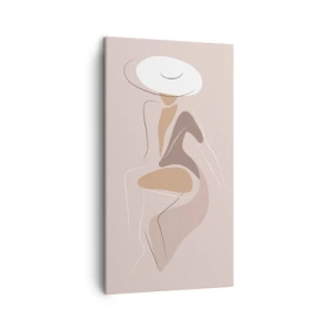 Tablou pe pânză - O doamnă adevărată - 45x80 cm