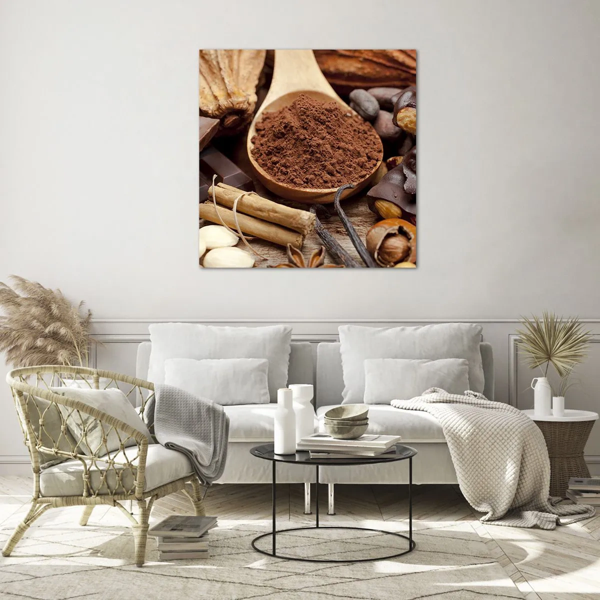 Tablou pe sticlă - Cea mai bună pentru tristețe - 40x40 cm