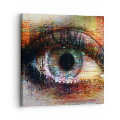 Tablou pe pânză - Poți privi în suflet - 30x30 cm