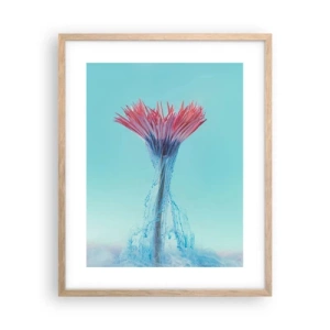 Poster în ramă de stejar deschis - Într-o unduire revigorantă - 40x50 cm