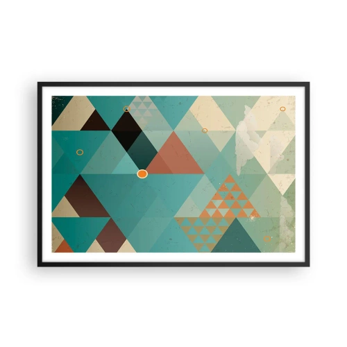 Poster în ramă neagră - Unitatea multiplicității, multiplicitatea unității - 91x61 cm