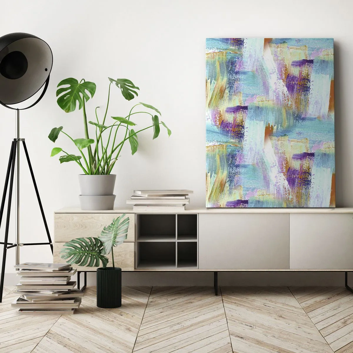 Tablou pe pânză - Mâzgălire veselă - 50x70 cm