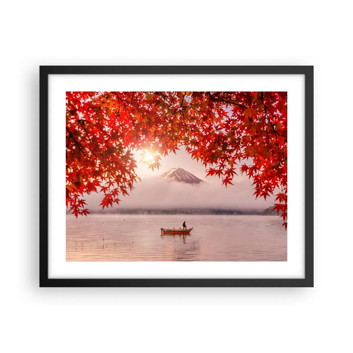 Poster în ramă neagră - În stil japonez - 50x40 cm
