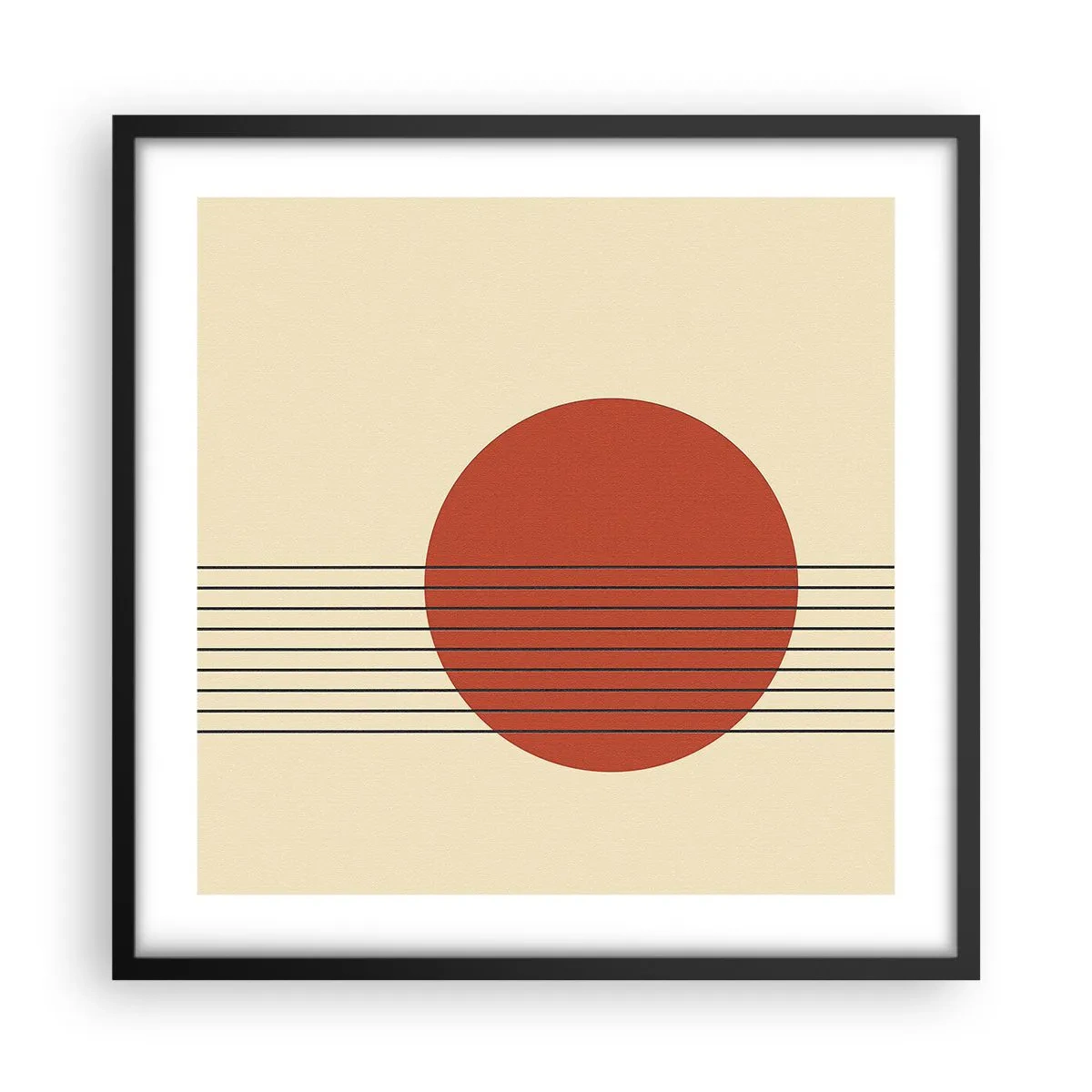 Poster în ramă neagră - În continuare - 50x50 cm