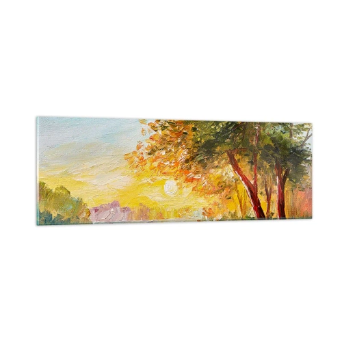 Tablou pe sticlă - Et in Arcadia ego - 90x30 cm