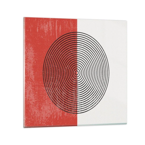 Tablou pe sticlă - Direct la subiect - 30x30 cm