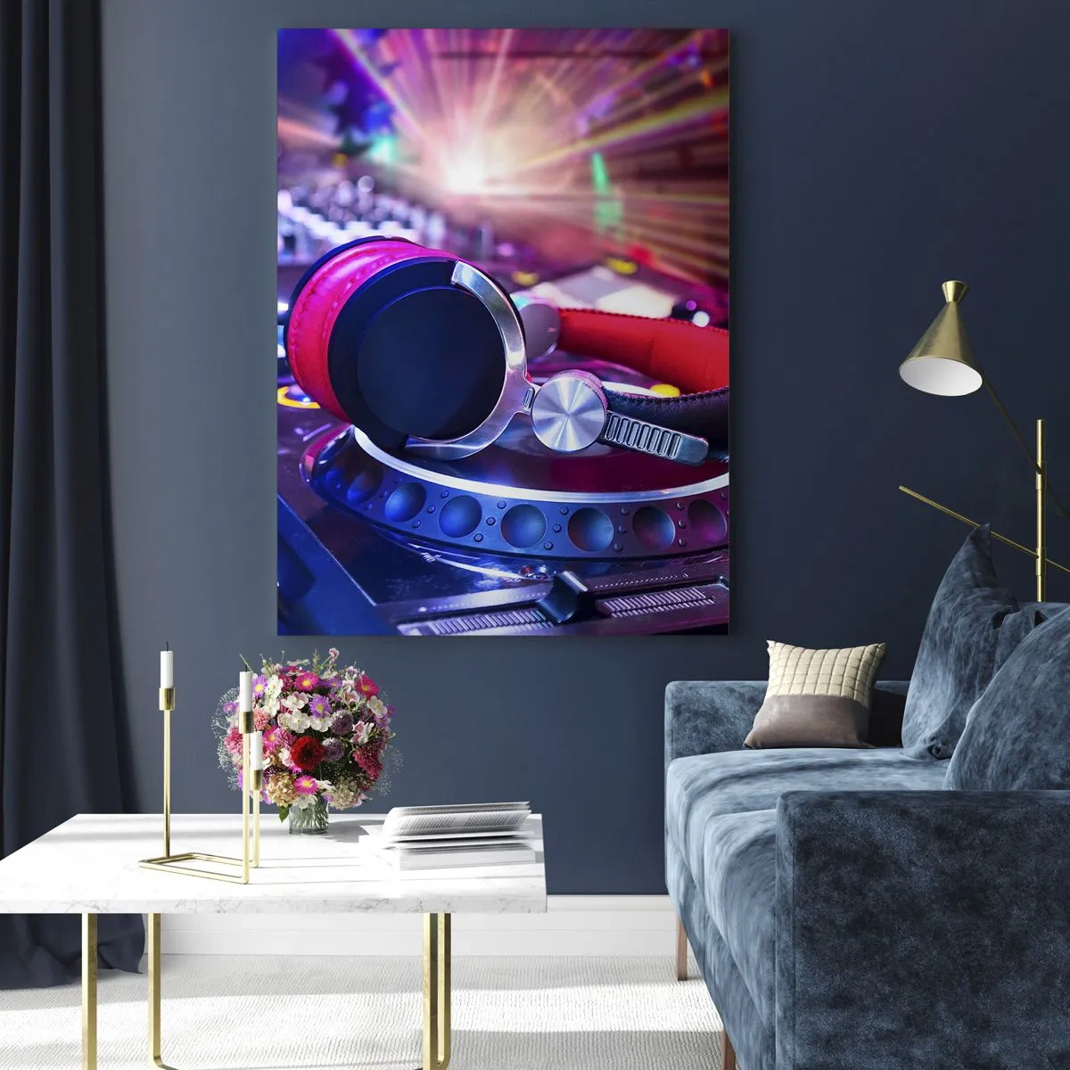 Tablou pe sticlă - Imediat începe distracția - 50x70 cm