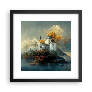 Poster în ramă neagră - Începutul unei povești romantice - 30x30 cm