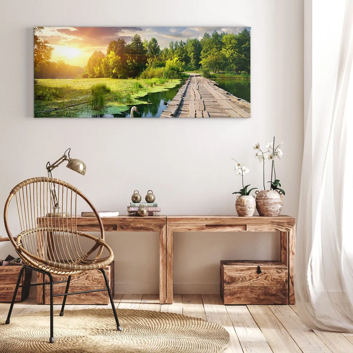 Tablou pe pânză - Vară, vară peste tot - 100x40 cm
