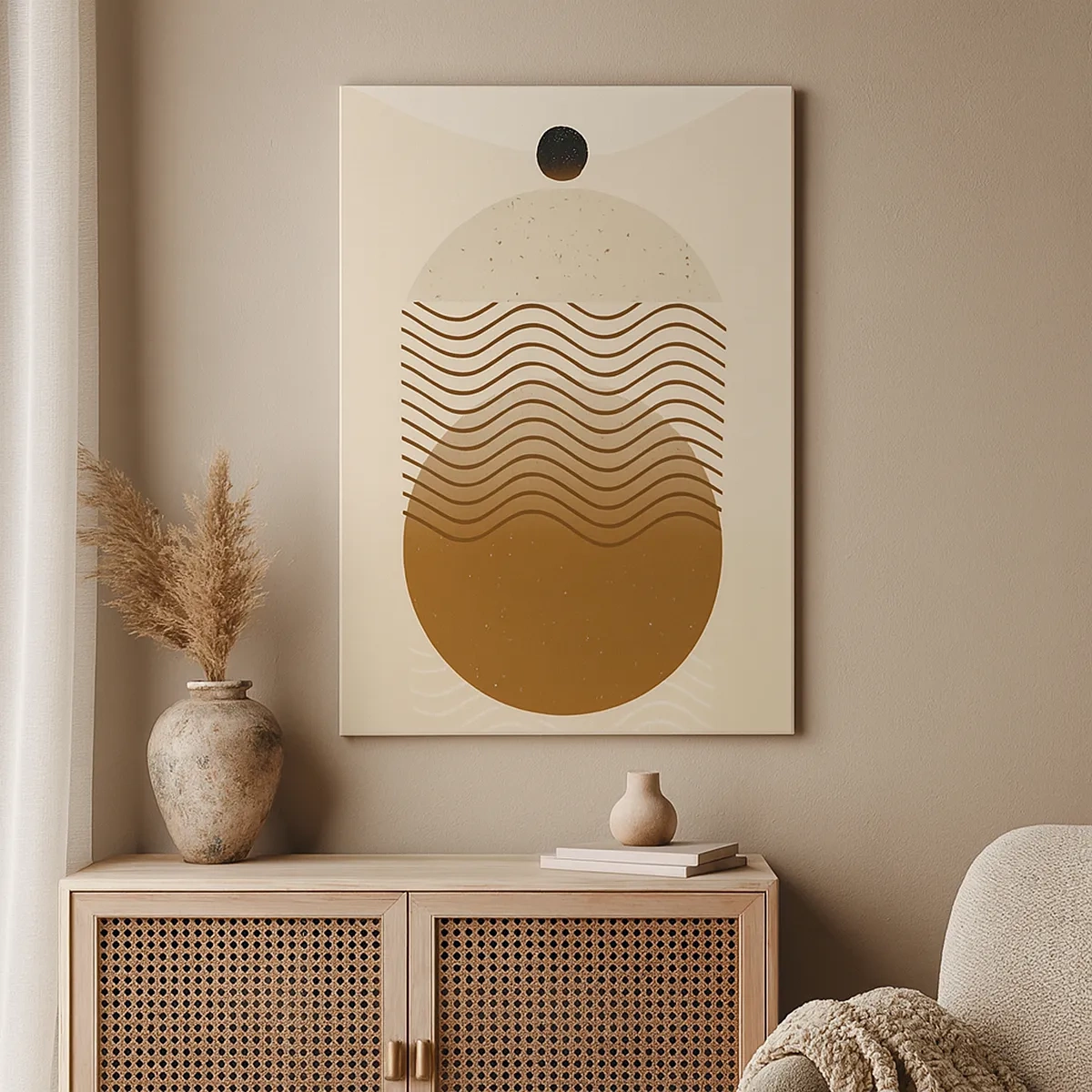 Tablou pe pânză - Despre originea figurilor geometrice - 50x70 cm