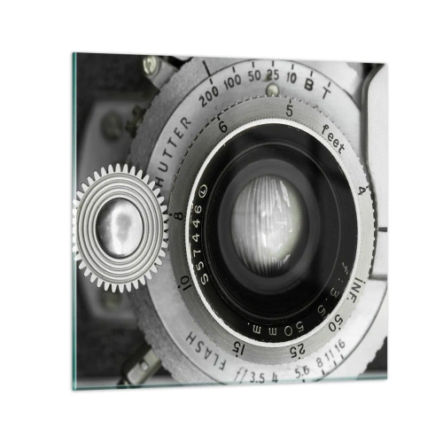 Tablou pe sticlă - Povestea de la Hollywood - 30x30 cm