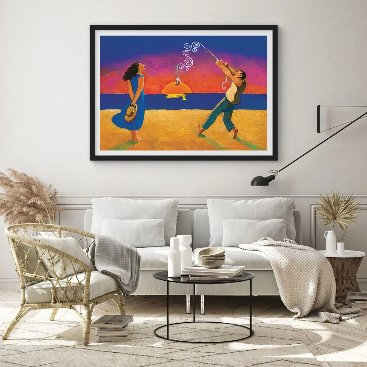 Poster în ramă neagră - Mai mult decât o stea din cer - 40x30 cm