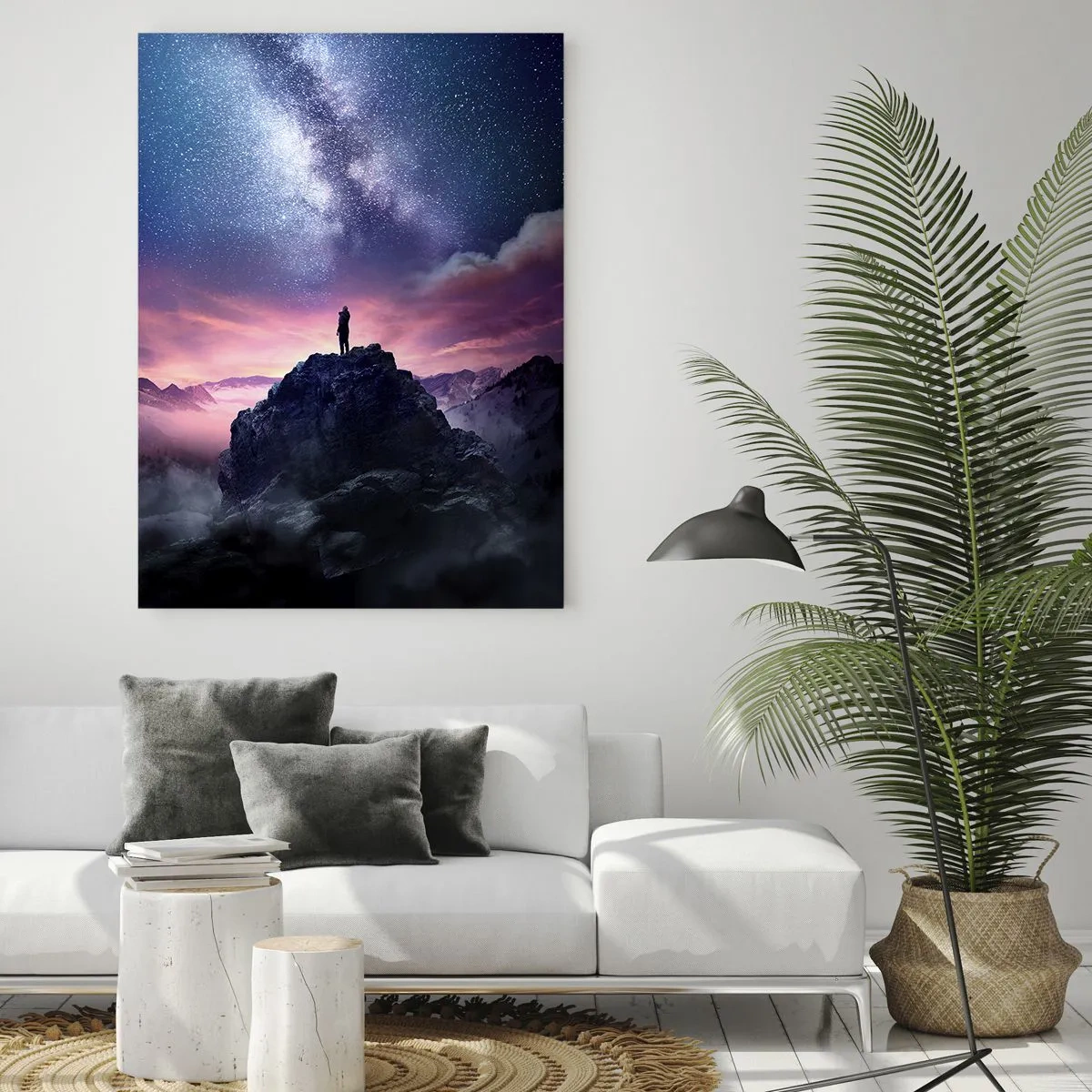 Tablou pe sticlă - Și a simțit viața - 70x100 cm