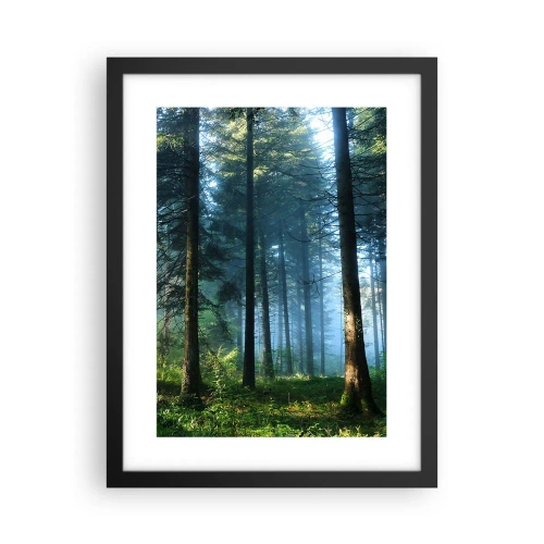 Poster în ramă neagră - Strălucirea de dimineață - 30x40 cm