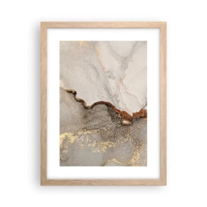 Poster în ramă de stejar deschis - La granița culorilor - 30x40 cm