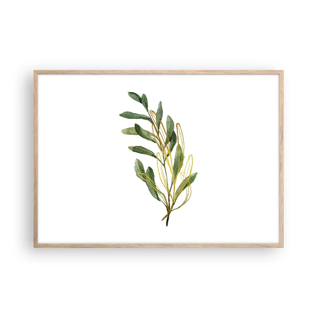 Poster în ramă de stejar deschis - Toate cele bune - 100x70 cm