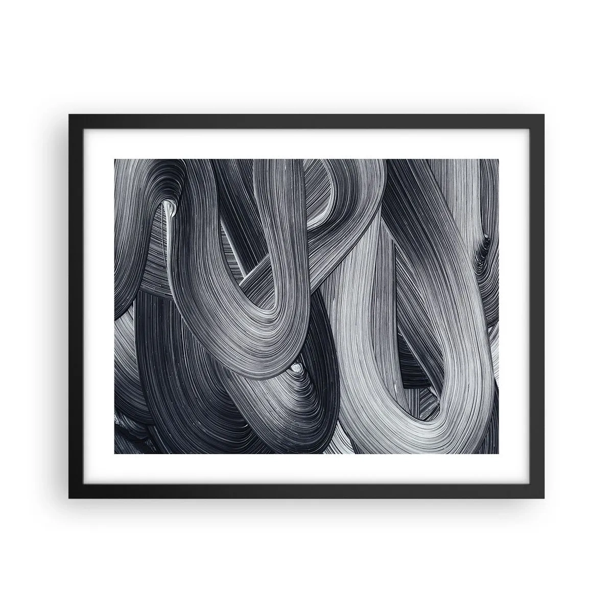 Poster în ramă neagră - Fluiditatea realității - 50x40 cm