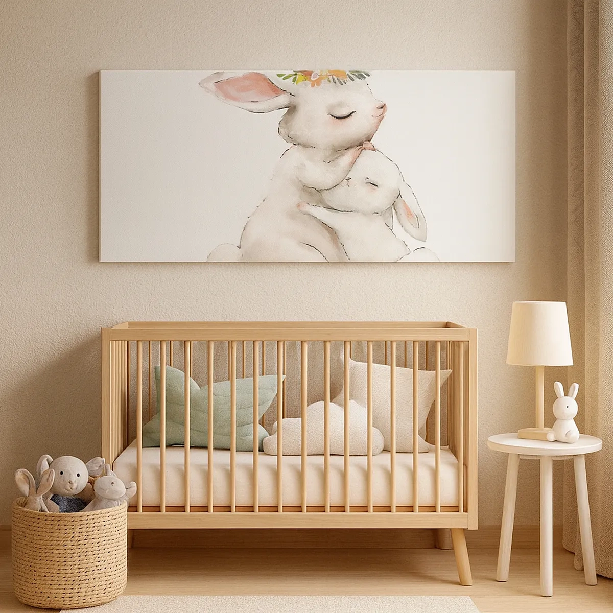 Tablou pe pânză - Ca la mama - 30x30 cm