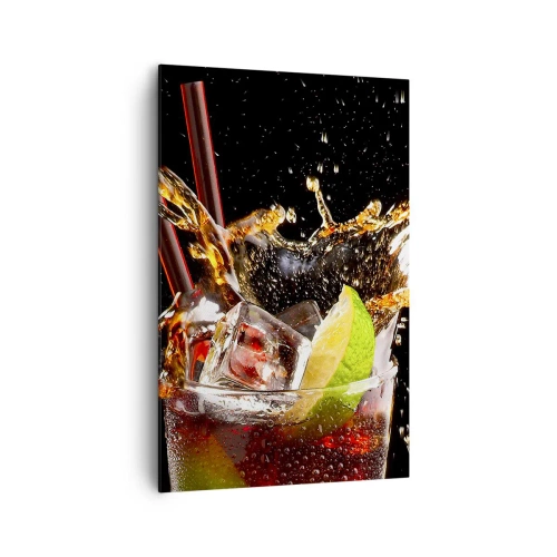 Tablou pe pânză - Bucurie și energie colorată - 80x120 cm