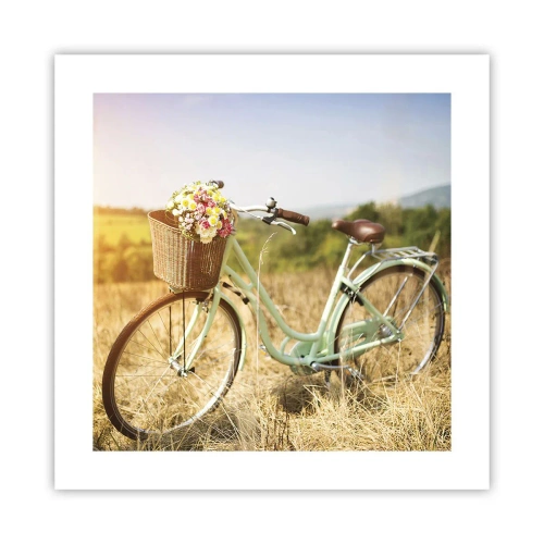 Poster - Mă odihnesc aici un pic - 40x40 cm