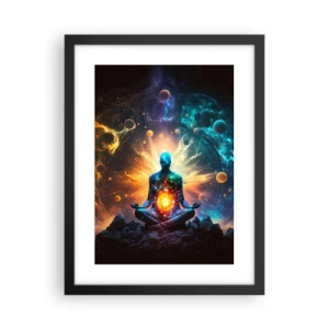 Poster în ramă neagră - Liniște cosmică - 30x40 cm