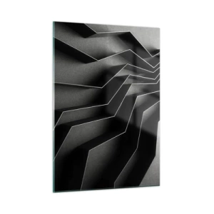 Tablou pe sticlă - Ordinea spațială - 50x70 cm