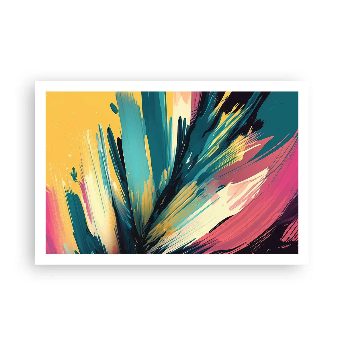 Poster - Compoziția - o explozie de bucurie - 91x61 cm