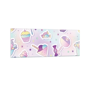 Tablou pe sticlă - Să ai o zi de naștere în fiecare zi - 140x50 cm