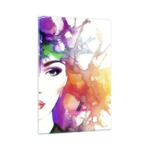 Tablou pe sticlă - Cu capul în nori - 80x120 cm