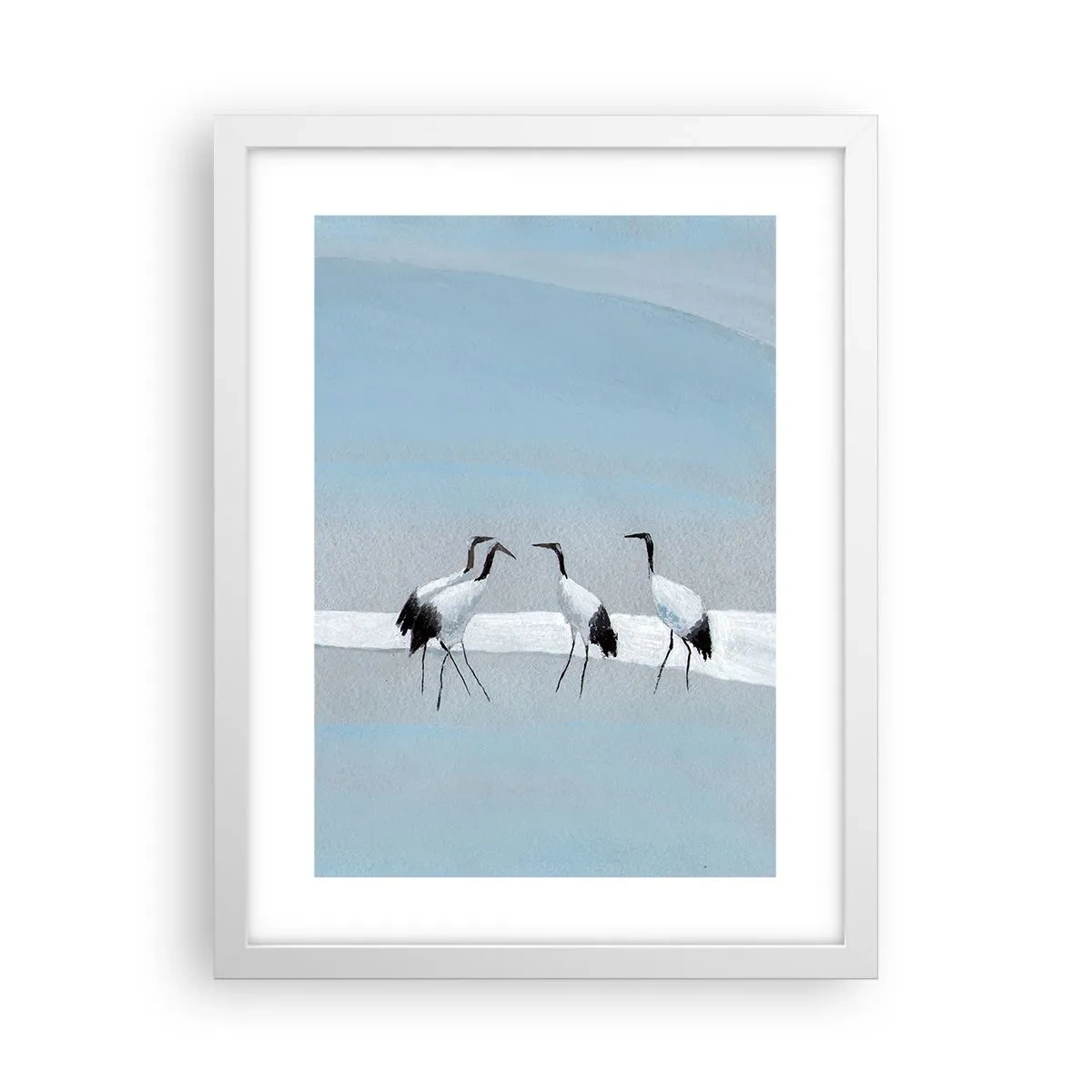 Poster în ramă albă - După o zi fierbinte - 30x40 cm