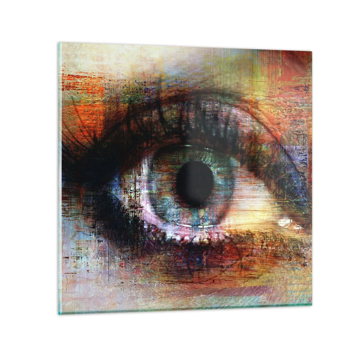 Tablou pe sticlă - Poți privi în suflet - 60x60 cm